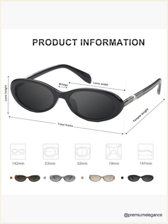 Oval Sunglasses with Pearl Accents for Women UV400 Protection Retro 90s